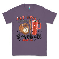 Lavender hot mess always stressed baseball mama stanley cup Classic Tee - MaliasSmallBusiness
