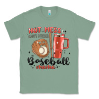 Sage hot mess always stressed baseball mama stanley cup Classic Tee - MaliasSmallBusiness