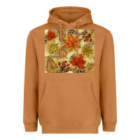 Meerkat Fall leaves Heavyweight Hoodie - NancyCooperArtShop