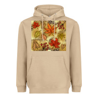 Mushroom Fall leaves Heavyweight Hoodie - NancyCooperArtShop