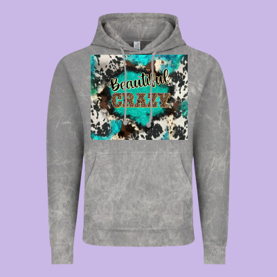 Western Beautiful Crazy Vintage Hoodie Designed By Barkaloodesign