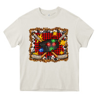 Cream hockey christmas with lights and stars Heavy Core Tee - FaDigitalArtStudio