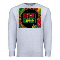 Heather Grey i am black history Premium Sweatshirt - TumblerDesignByShophia