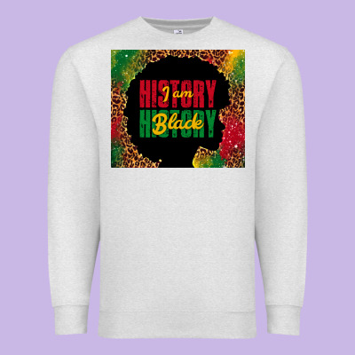 I Am Black History Premium Sweatshirt Designed By Tumblerdesignbyshophia