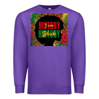 Purple i am black history Premium Sweatshirt - TumblerDesignByShophia