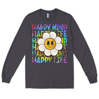 Smoke happy mind happy life Long Sleeve Tee - NancyCooperArtShop