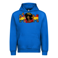 Cobalt Juneteenth mom Urban Hoodie - FaDigitalArtStudio
