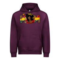 Mauve Wine Juneteenth mom Urban Hoodie - FaDigitalArtStudio