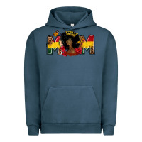 Pigment Midnight Navy Juneteenth mom Urban Hoodie - FaDigitalArtStudio