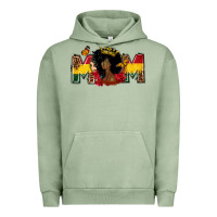 Pigment Oil Green Juneteenth mom Urban Hoodie - FaDigitalArtStudio