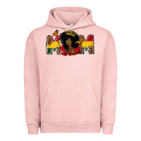 Pigment Salmon Juneteenth mom Urban Hoodie - FaDigitalArtStudio