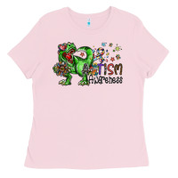 Bubblegum Pink autism awareness Ladies Tee - SublimationCraftShop