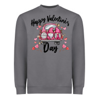 Storm happy valentine's day gnome truck Heavyweight Sweatshirt - MaliasSmallBusiness