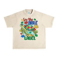 Sandshell see the able not the label Urban Heavy Tee - MaliasSmallBusiness