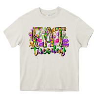 Cream fat tuesday Heavy Core Tee - RacoonDesign