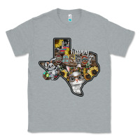 Heather Grey Happy Easter Texas Classic Tee - CowhideDigitalArt