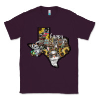 Plum Happy Easter Texas Classic Tee - CowhideDigitalArt