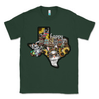 Sports Green Happy Easter Texas Classic Tee - CowhideDigitalArt