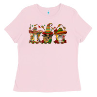 Bubblegum Pink mexican gnomies Ladies Tee - FaDigitalArtStudio