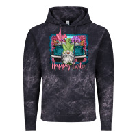 Cloud Black happy easter gnomes farm truck Vintage Hoodie - Jasminsmagicworld