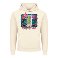 Vintage Artic happy easter gnomes farm truck Vintage Hoodie - Jasminsmagicworld
