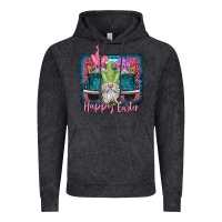 Vintage Black happy easter gnomes farm truck Vintage Hoodie - Jasminsmagicworld