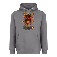 Storm merry and bright christmas afro messy bun Heavyweight Hoodie - texasbilliewilder