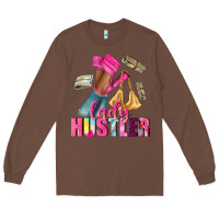 Chestnut lady hustler afro high heels Long Sleeve Tee - NancyCooperArtShop
