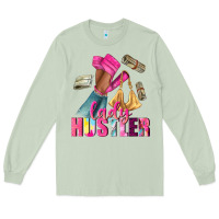 Matcha lady hustler afro high heels Long Sleeve Tee - NancyCooperArtShop