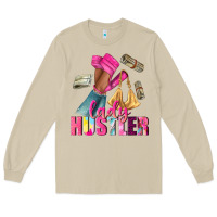 Mushroom lady hustler afro high heels Long Sleeve Tee - NancyCooperArtShop