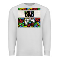 Dove Grey gamer dad Premium Sweatshirt - TumblerDesignByShophia