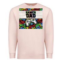 Pale Pink gamer dad Premium Sweatshirt - TumblerDesignByShophia