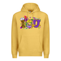 Antique Gold Mardi Gras ICU Nurse Premium Hoodie - HowdyJamesFarm