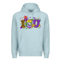 Blue Mist Mardi Gras ICU Nurse Premium Hoodie - HowdyJamesFarm