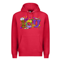 Cardinal Mardi Gras ICU Nurse Premium Hoodie - HowdyJamesFarm