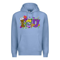 Colony Blue Mardi Gras ICU Nurse Premium Hoodie - HowdyJamesFarm