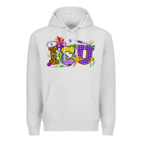 Dove Grey Mardi Gras ICU Nurse Premium Hoodie - HowdyJamesFarm
