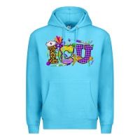 Ocean Blue Mardi Gras ICU Nurse Premium Hoodie - HowdyJamesFarm