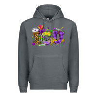 Rock Mardi Gras ICU Nurse Premium Hoodie - HowdyJamesFarm