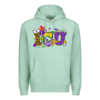 Seafoam Mardi Gras ICU Nurse Premium Hoodie - HowdyJamesFarm