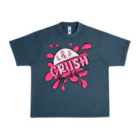 Midnight Navy crush breast cancer Urban Heavy Tee - MaliasSmallBusiness