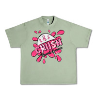 Oil Green crush breast cancer Urban Heavy Tee - MaliasSmallBusiness