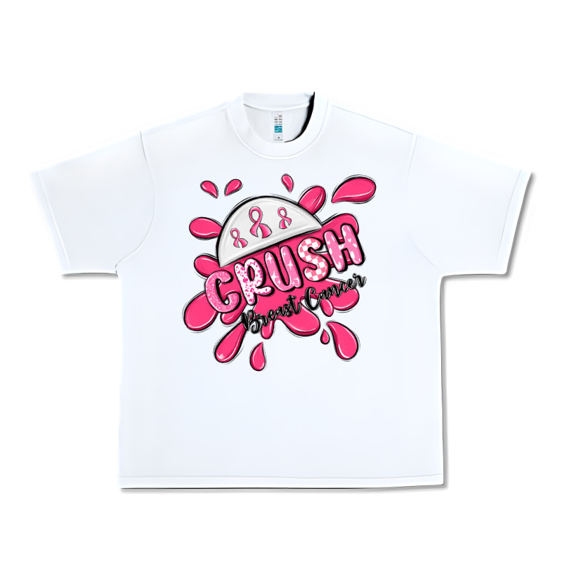 Crush Breast Cancer Urban Heavy Tee by MaliasSmallBusiness | Teevron