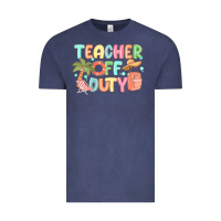 Teacher Off Duty Summer Vintage Tee | Teevron