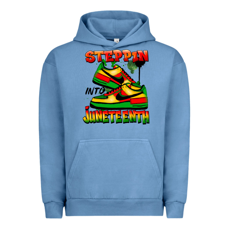 Steppin' Into Juneteenth Urban Hoodie by FaDigitalArtStudio | Teevron