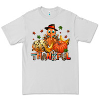 Dove Grey thankful pumpkins and turkey Premium Tee - AdoDesignShop