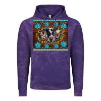 Cloud Purple western baby cow turquoise gemstones  leopards Vintage Hoodie - BarkalooDesign