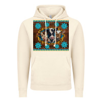 Vintage Artic western baby cow turquoise gemstones  leopards Vintage Hoodie - BarkalooDesign