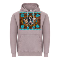 Vintage Zinc western baby cow turquoise gemstones  leopards Vintage Hoodie - BarkalooDesign