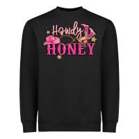 Black howdy honey Heavyweight Sweatshirt - MaliasSmallBusiness